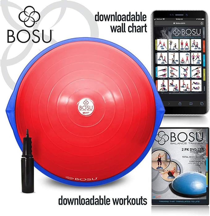 Bosu Home Gym Equipment The Original Balance Trainer 26 Inch Diameter