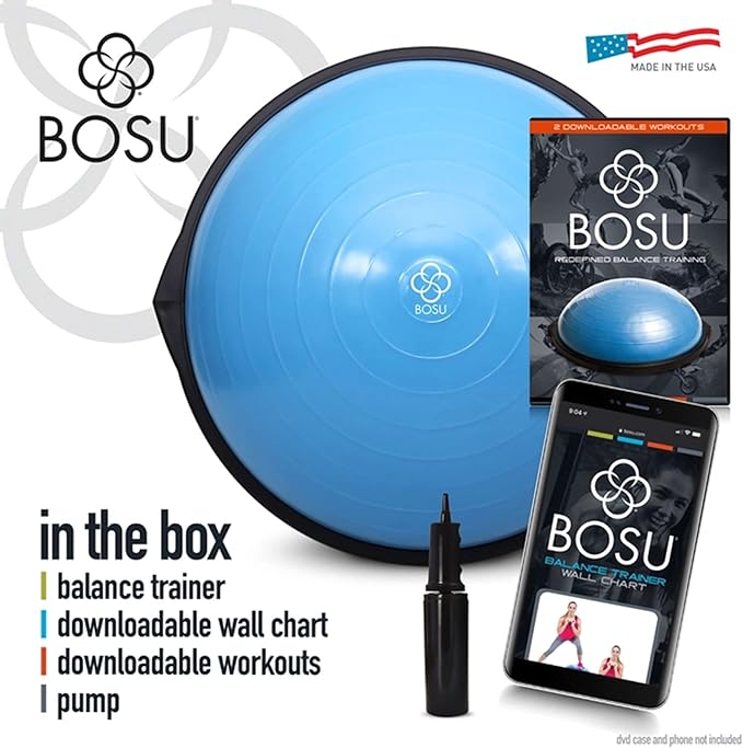 Bosu Home Gym Equipment The Original Balance Trainer 26 Inch Diameter