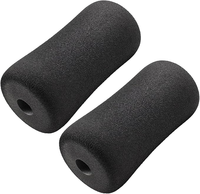 Foot Foam Pads Rollers Replacement Set for Home, Weight Bench Foam Pad Replacement for Inversion Table Leg Tube, Foot Foam Roller Pads for Sit Ups,Leg Curl Attachment/Extension and Roman Chair