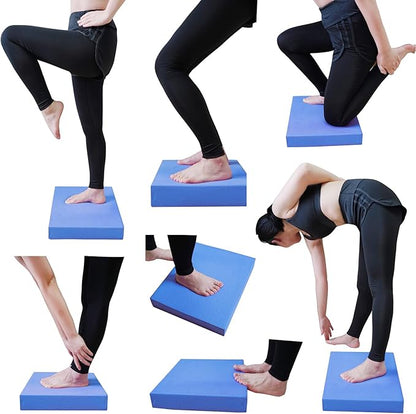 Non Slip Fitness Balance Training Foam Mat Strength Physical Training and Yoga Pad Rehabilitation of Knee and Ankle Exercises Physical Therapy Stability Exercise