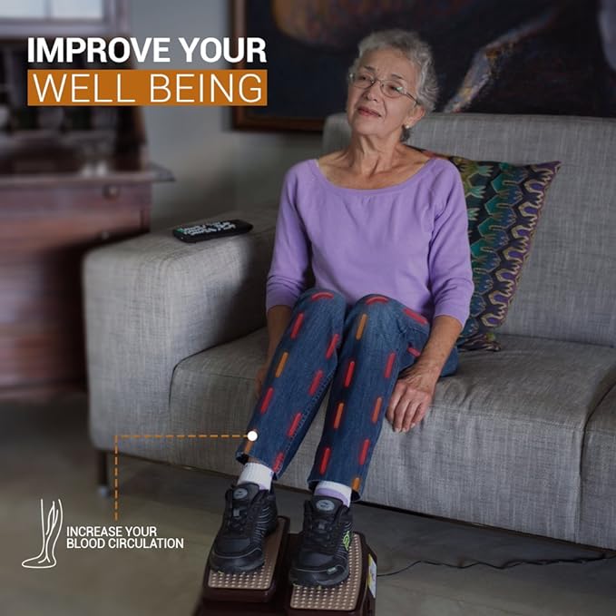 LegActivator - The Seated Leg Exerciser & Physiotherapy Machine for Seniors that Improves your Health and Blood Circulation while Sitting in the Comfort of your Home or Office