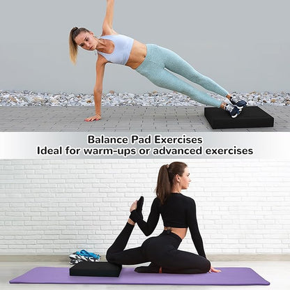 Balance Pad, Nonslip Foam Balance Pad, Professional Foam Exercise Pad for Fitness, Stability Training and Physical Therapy