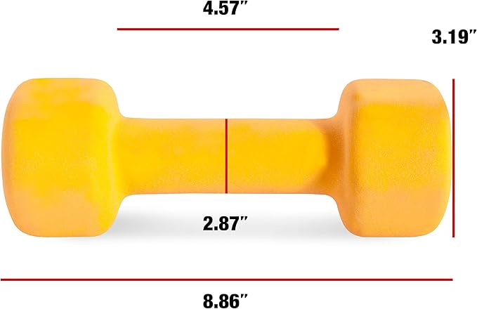 CAP Barbell Neoprene Coated Dumbbell Weight