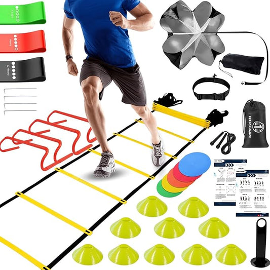 Speed and Agility Training Equipment Set - Soccer