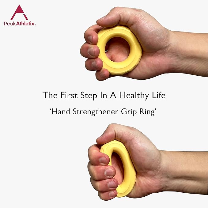 Hand Strengthener Grip Ring Exercisers Squeezer Gripper for Muscle Strengthening Training Tool