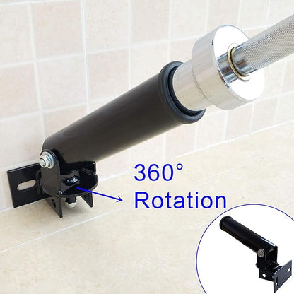 Wall Mount Post Landmine Attachment for Barbell Bar with 360 Degree Rotation, T-bar Row Attachment Landmine Base, Fitness Exercise Equipment Fits 2 Inch Olympic Bars