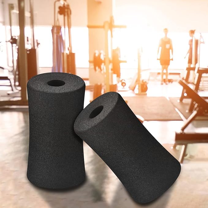 Foam Foot Pads Rollers Set of a Pair，Machine tube leg foam roller pad replacement，Leg Extension for Weight Bench for Inversion Table，Weight Bench and Exercise Machines Equipments