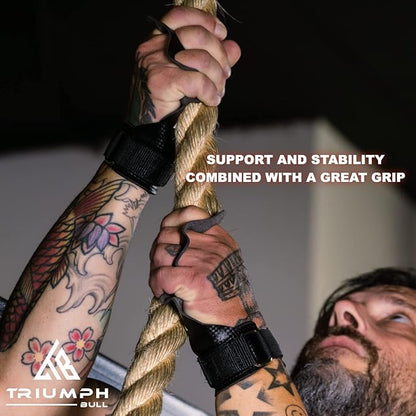 Pull Up Grips - Hand Grips with Wrist Straps Bringing You Comfort and Support for Weightlifting, Pull Ups, or as a Hand Wraps | Great as Workout Gloves Men and Women at Gym or Home Gym