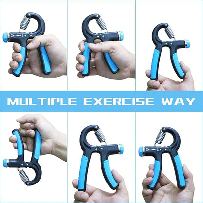 Grip Strength Trainer Adjustable Resistance 22-132 Lbs Hand Grip Strengthener Forearm Exerciser with Counter