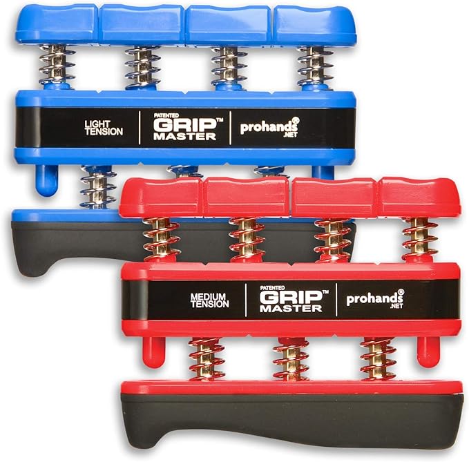 Gripmaster Hand Exerciser, Finger Exerciser (Hand Grip Strengthener), Spring-Loaded, Finger-Piston System, Isolate & Exercise Each Finger