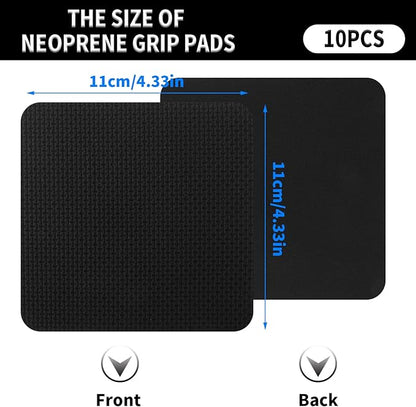 Thinp 10 Pcs Gym Grip Pads for Weight Lifting Pullup & Dip Gym Glovesneoprene Grip Pads for Weightlifting Neoprene Comfort Weightlifting Hand Grips Workout Pads for Men Women No Sweaty Hands