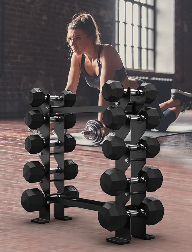 Dumbbell Rack Stand Only Gym(750LBS/1100LBS Weight