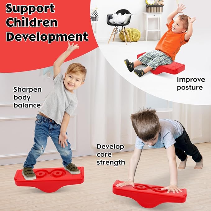 Balance Board Sensory Training Rocking Board Balance Training Equipment Indoor Outdoor Toy