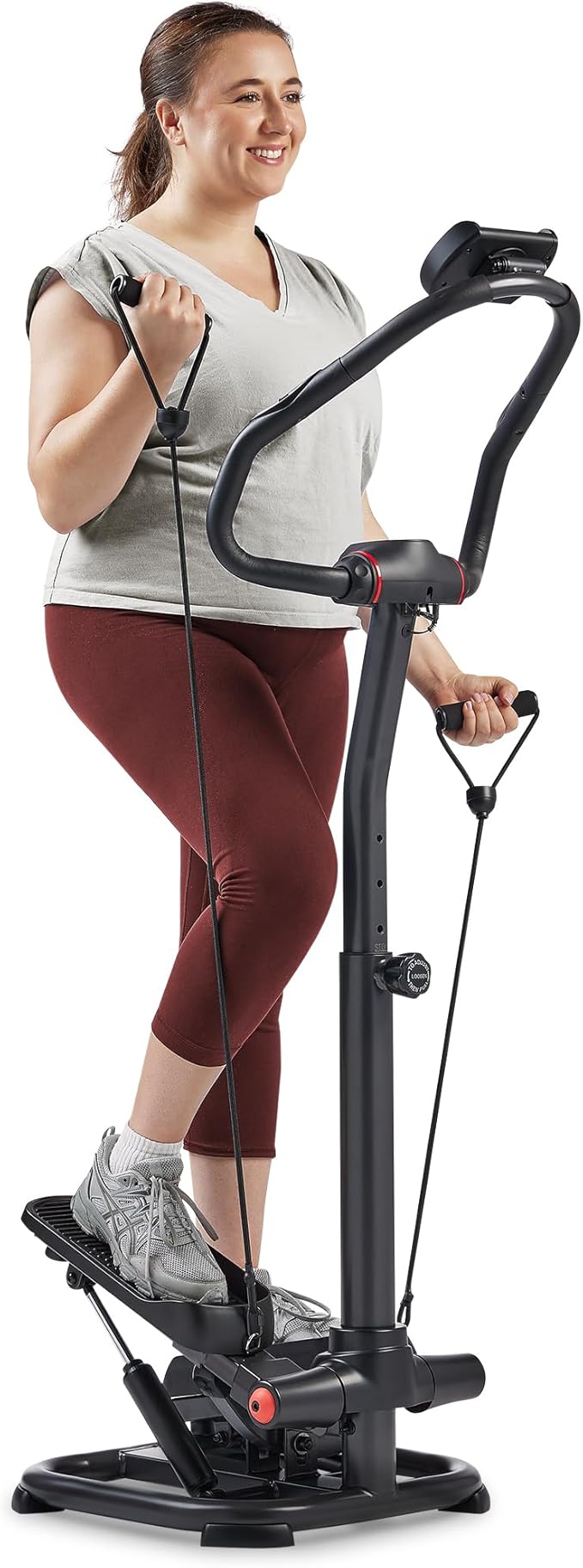 Sunny Health & Fitness 2-in-1 Premium Power Stepper