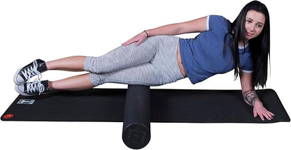 Body-Solid High Density EVA Foam Roller - Ultra Firm Roller for Back Pain, Physical Therapy, Deep Tissue Massage & Resilient Fitness Equipment