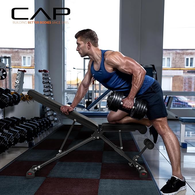 CAP Barbell Multi-Purpose Adjustable Utility Strength Training Weight Bench | Multiple Options