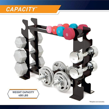 Marcy Weight Storage Organizer Racks for Dumbbells, Kettlebells, Weight Plates