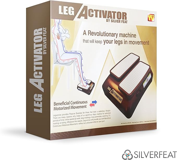 LegActivator - The Seated Leg Exerciser & Physiotherapy Machine for Seniors that Improves your Health and Blood Circulation while Sitting in the Comfort of your Home or Office