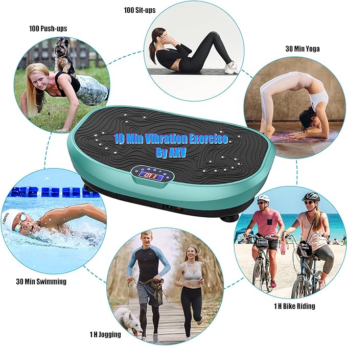 AXV Vibration Plate Exercise Machine Whole Body Workout