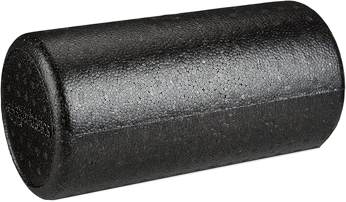 Amazon Basics High-Density Round Foam Roller for Exercise, Massage, Muscle Recovery