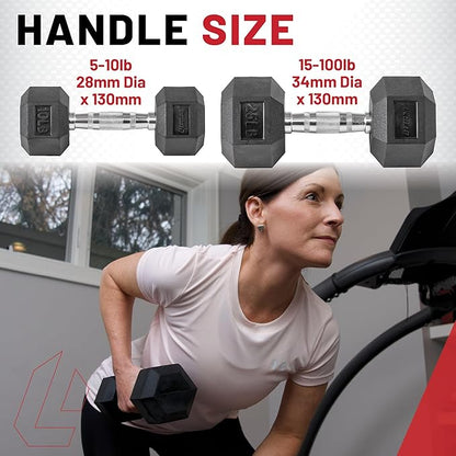 Lifeline Fitness Hex Dumbbells