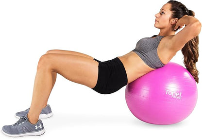 Tone Fitness Stability Ball/Exercise Ball | Exercise Equipment