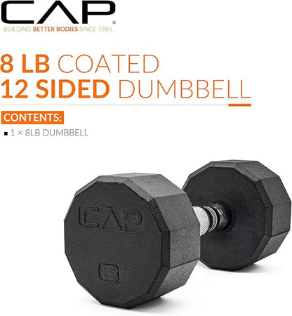 CAP Barbell Coated Hex Dumbbell Weight