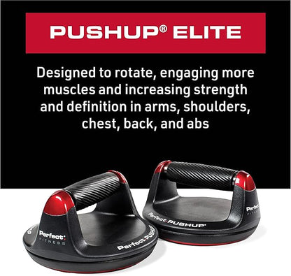 Perfect Pushup Elite, Anti-Slip Rotating Handles Prevent Wrist and Elbow Strain