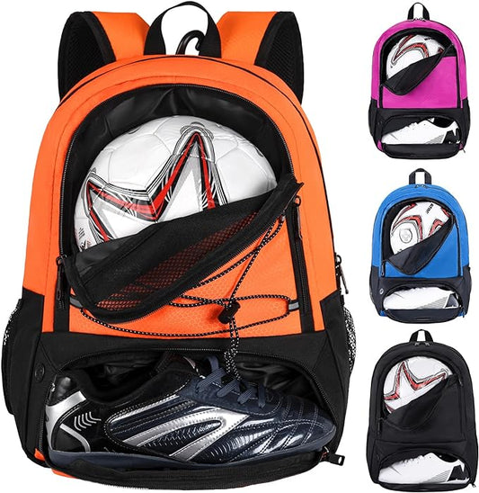 Himal Outdoors Soccer Bag-Backpack for Soccer,Backpack for Football & Volleyball & Handball,Sports Bag with Separate Cleat