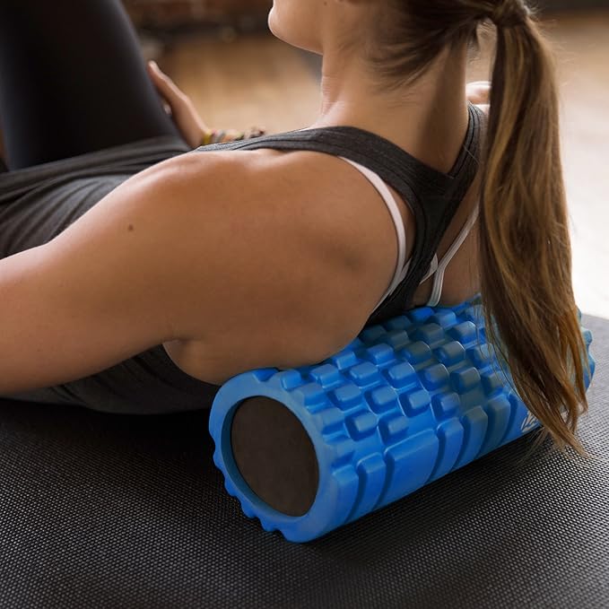 321 STRONG Foam Roller - Medium Density Deep Tissue Massager for Muscle Massage and Myofascial Trigger Point Release, with 4K eBook