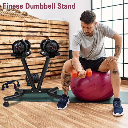 Adjustable Dumbbell Stand Fitness Dumbbell Rack & Weight Rack for Home Gym Set