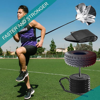 Weighted Training Waist Belt for Pulling Sled and Tires,Weight Sled Pulling Strap,Sled Trainer Pull Leash of Sled Harness,Pulley Strap for Strength Speed Agility Training