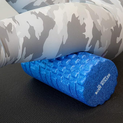 High Density Foam Roller Massager for Deep Tissue Massage of The Back and Leg Muscles - Self Myofascial Release of Painful Trigger Point Muscle Adhesions