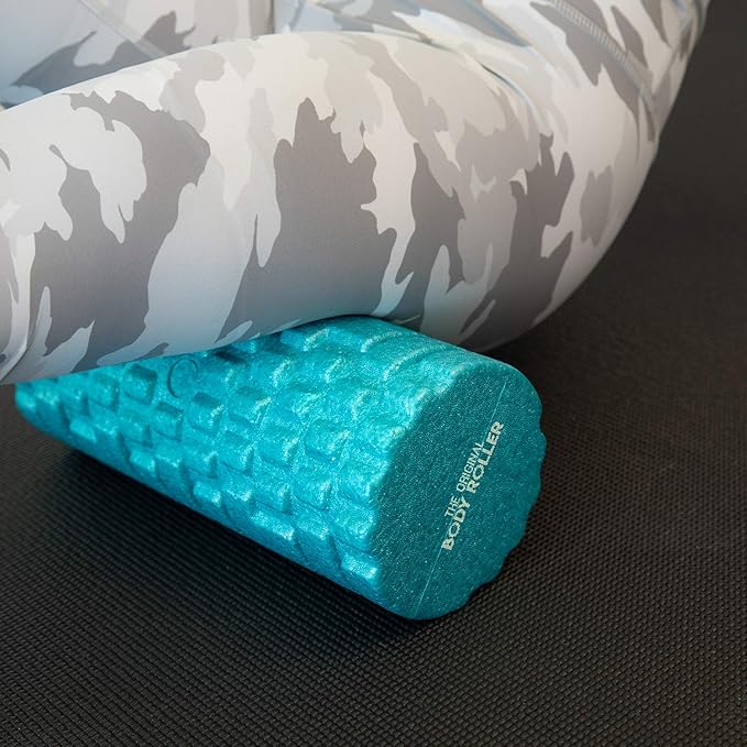 High Density Foam Roller Massager for Deep Tissue Massage of The Back and Leg Muscles - Self Myofascial Release of Painful Trigger Point Muscle Adhesions