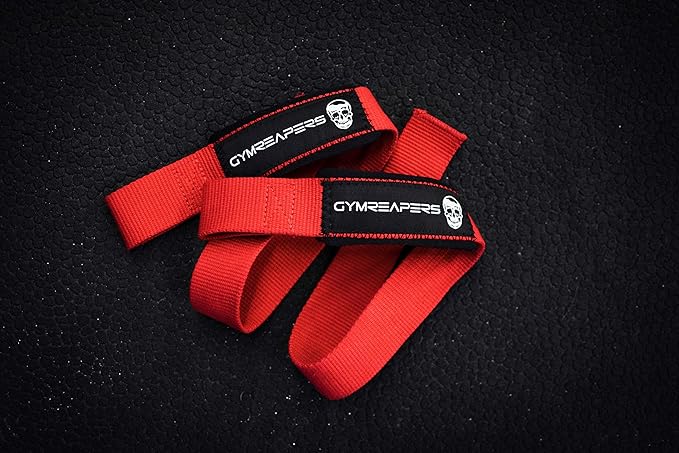 Gymreapers Lifting Wrist Straps for Weightlifting, Bodybuilding, Powerlifting, Strength Training, & Deadlifts - Padded Neoprene with 18 inch Cotton