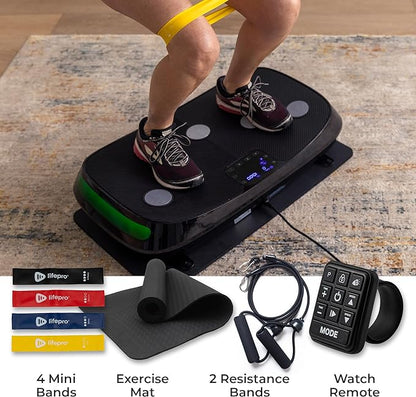 LifePro Rumblex 4D Vibration Plate Exercise Machine - 3D/4D Vibration