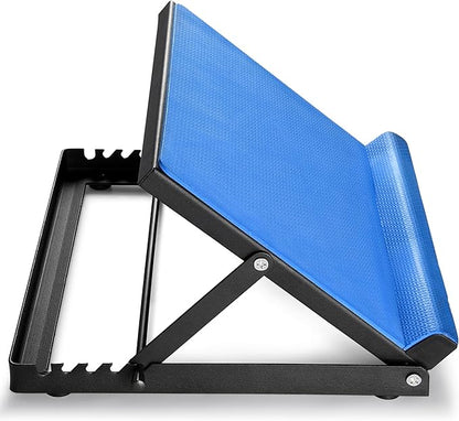 Slant Board for Exercise - Professional Incline board with Non-Slip Surface & 5 Adjustable Levels for Hamstring, Calf, Knees, Ankle Stretcher - Portable Folding Stretching Equipment - 500 lbs Max Load