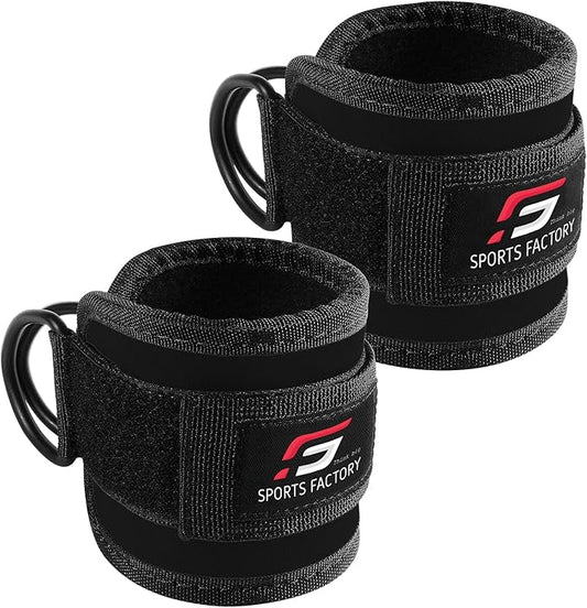 Ankle Straps for Cable Machines - Padded Gym