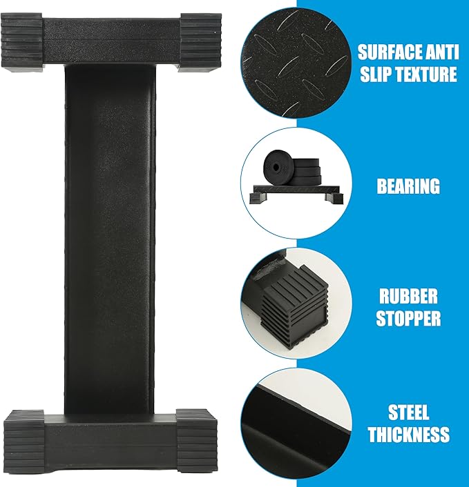 Squat Block Athletic Balance Trainer for Stretching, Fitness, and Physical Therapy, Improve Balance, Stability, and Athletic Performance, Home Gym and Personal Training Equipment