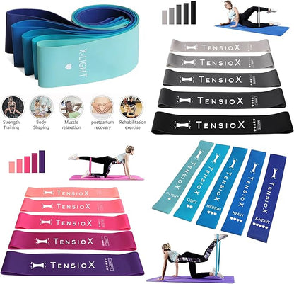 Resistance Bands for Working Out, Strength Training, Yoga, Pilates, Toning, Postpartum Recovery, and Rehabilitation Exercises