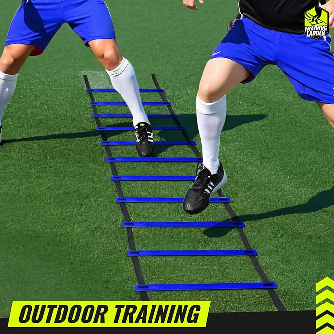 Teenitor Agility Ladder Speed Ladder Training Ladder for Soccer, Speed, Football Fitness Feet Training Carry Bag Agility Training Equipment