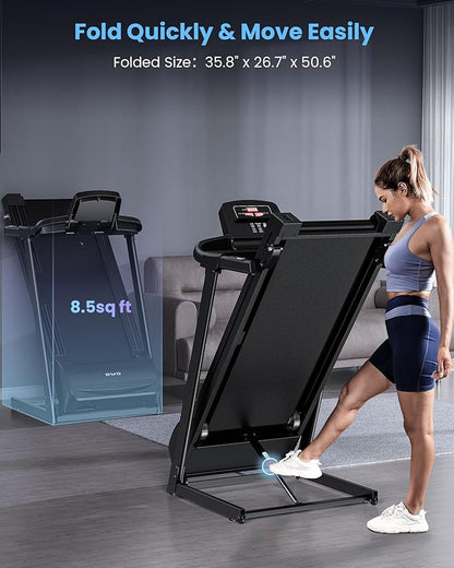 OMA 6% Incline Treadmill for Home 300 lb Capacity Heavy Duty Treadmill with Wide Belt, Commercial Folding Treadmill, Professional Treadmill 300+ lb with 3.0 hp