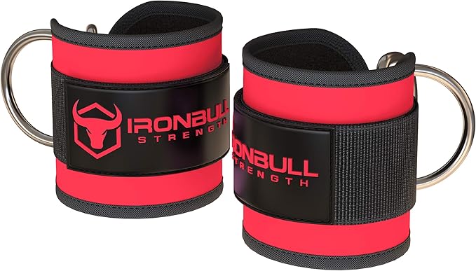 Iron Bull Strength Ankle Straps for Cable Machines