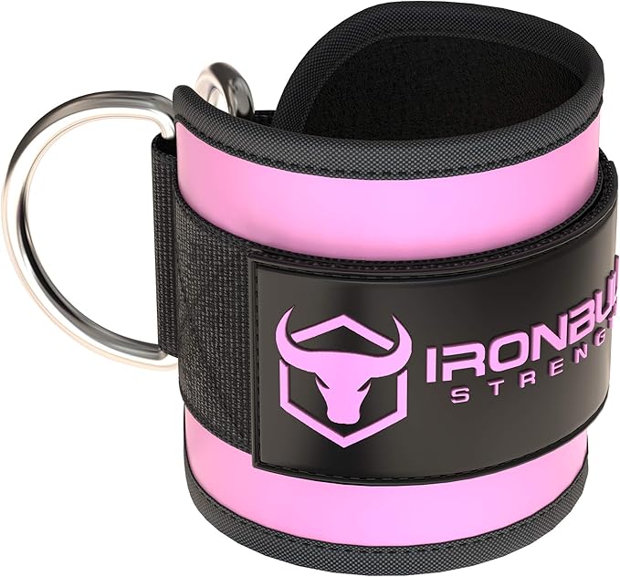 Iron Bull Strength Ankle Straps for Cable Machines