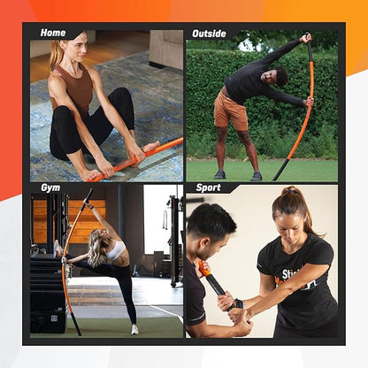 Stick Mobility 3 Stick Training Bundle | Mobility Stick to Improve Flexibility, Mobility, and Strength with Active Stretching for Golf, Running, Fitness, Pickleball, and More