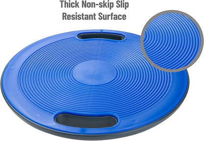 Mind Reader Balance Board, Exercise Equipment, Workout Equipment, Fitness, Balance Trainer, 15.75"L x 15.75"W x 3.75"H, Blue