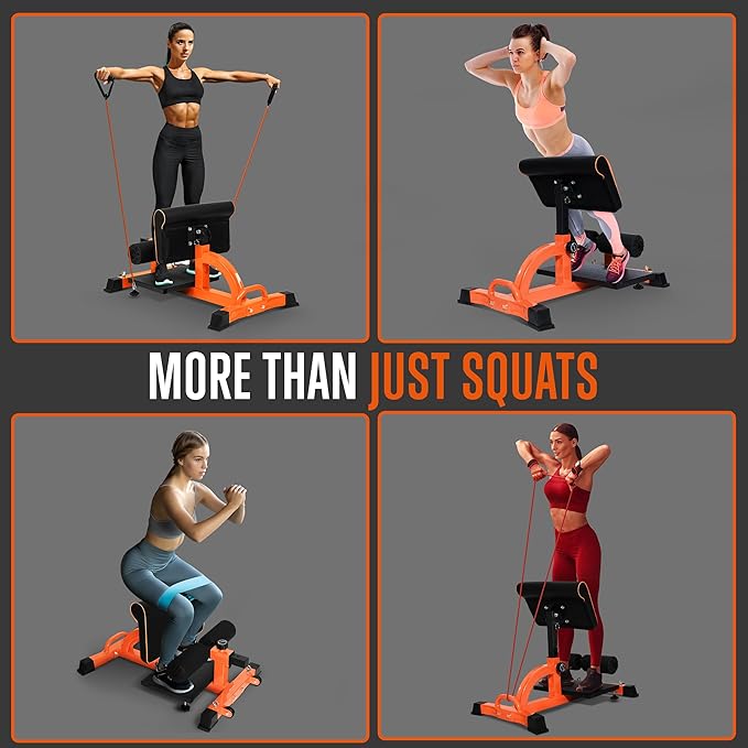 SQUATZ Sissy Squat Machine - Foldable Squatting Bench