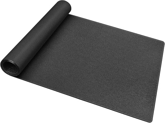 Exercise Equipment Mat 24"x68"/ 30"x60"/ 36"x78"/ 36"x96" Treadmill Mat Exercise Bike Mat for Stationary Spin Bike Trainer Elliptical Gym Workout Fitness Equipment Rower Mat for Hardwood Floors