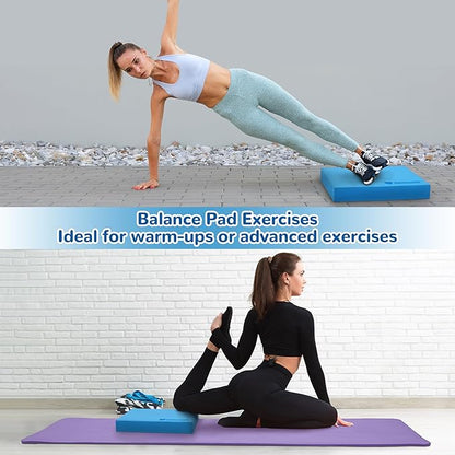 Balance Pad, Nonslip Foam Balance Pad, Professional Foam Exercise Pad for Fitness, Stability Training and Physical Therapy