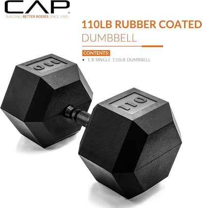 CAP Barbell Coated Hex Dumbbell Weight